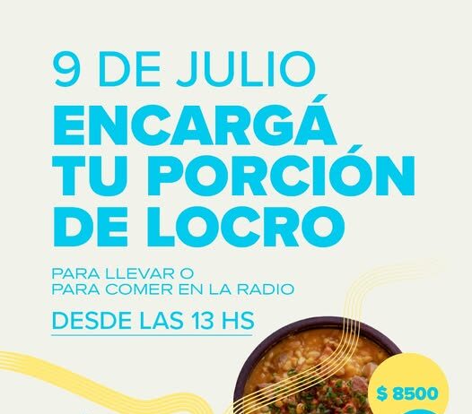 9 de julio: Peña y locro en Radio Futura